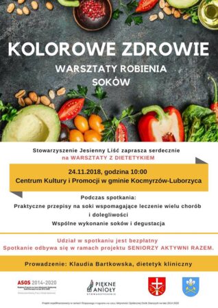 Soczyste Warsztaty Kolorowe Zdrowie