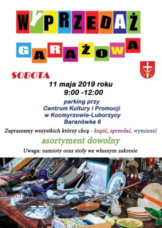 wyprzedaż garażowa