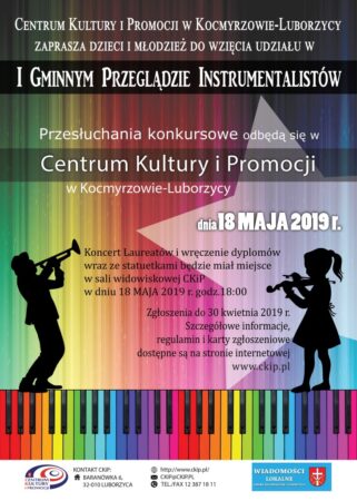 Pierwszy Gminny Przegląd Instrumentalistów_18 maja 2019