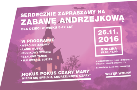 Zabawa Andrzejkowa w CKiP- zapraszamy do zapisów!!!