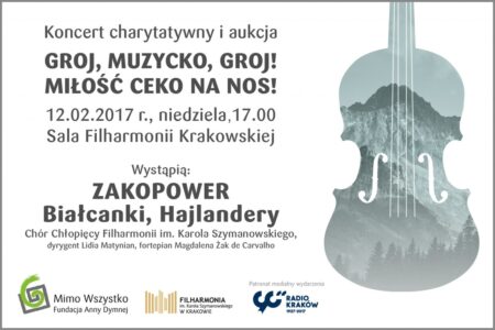 Centrum Kultury wspiera fundacje Mimo Wszystko- Zapraszamy na koncert