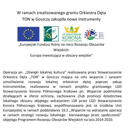 Operacja pn. „Dźwięki lokalnej kultury”