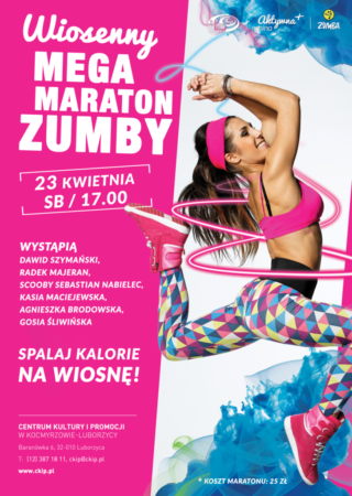 Zapraszamy na Wiosenny maraton Zumby