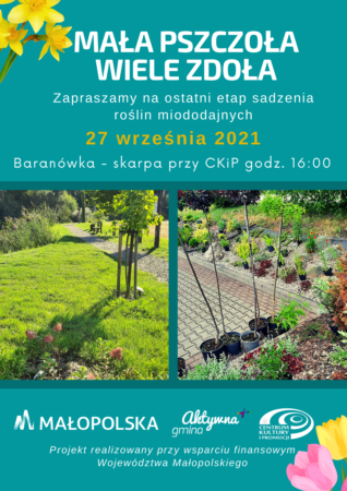 OSTATNI ETAP SADZENIA ROŚLIN MIODODAJNYCH 27.09.2021 godz.16:00