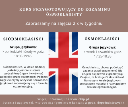 Przygotowanie do egzaminu ósmoklasisty