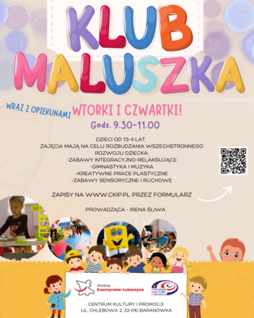 📢 Zapraszamy do Klubu Maluszka!