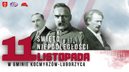 Uroczystości Święta Odzyskania Niepodległości w Gminie Kocmyrzów-Luborzyca – przemarsz Żywej Flagi