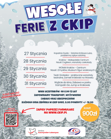 Wesołe Ferie z CKIP! ❄️☃️