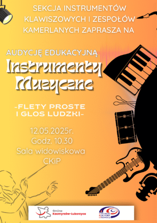 Sekcja instrumentów klawiszowych i zespołów kamerlanych zaprasza na audycję edukacyjną