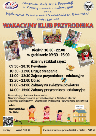 Wakacyjny Klub Przyrodnika 18.08-22.08 (I)