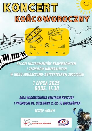 Koncert Końcoworoczny sekcji instrumentów klawiszowych i zespołów kameralnych