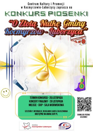 Konkurs Piosenki „O Złotą Nutkę Gminy Kocmyrzów – Luborzyca”