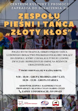 Dołącz do Zespołu Pieśni i Tańca „Złoty Kłos”! – trwa nabór