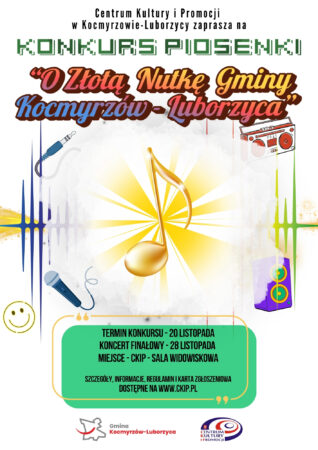 Konkurs Piosenki „O Złotą Nutkę Gminy Kocmyrzów – Luborzyca” /kolejność występujących/