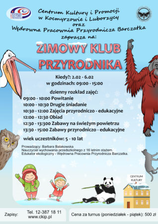 Zimowy Klub Przyrodnika – 02.02-06.02