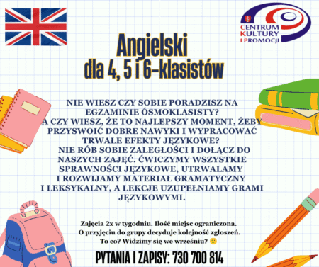 Angielski dla 4, 5 i&nbsp;6-klasistów